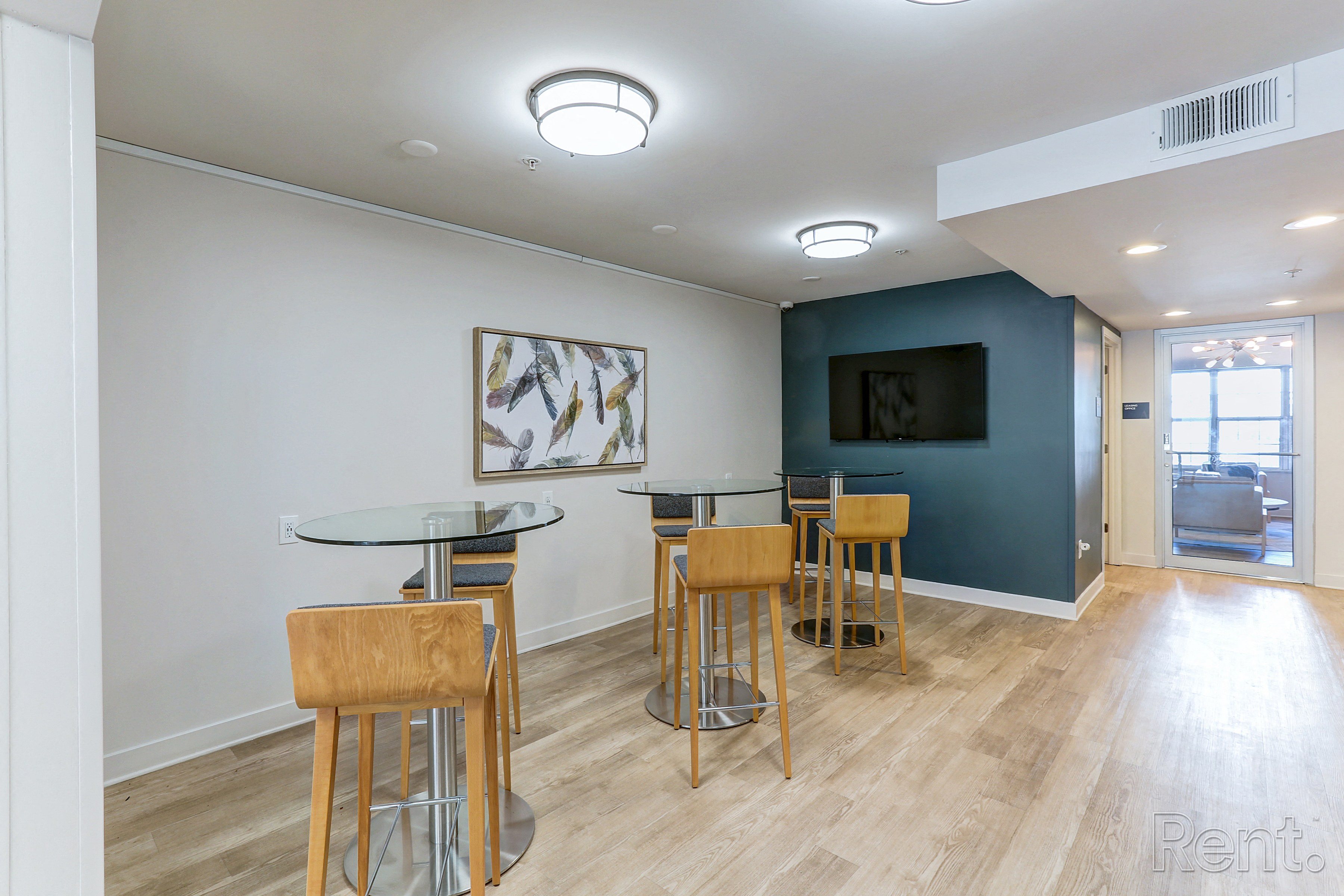 Modern Clubhouse at AVIA North Shore Apartments, Jeffersonville, Indiana